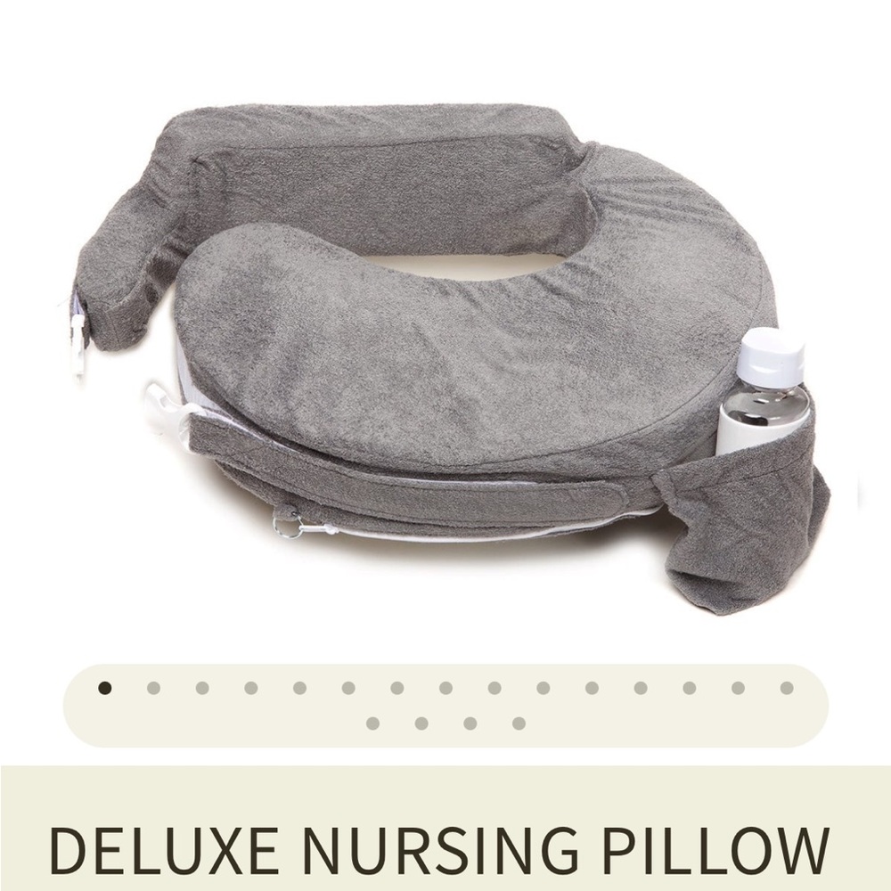 NEW DARK GREY BREST FRIEND NURSING PILLOW